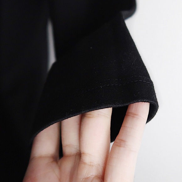 Forever 21 | Long Sleeve Black Body Con Dress - Picture 3 of 4